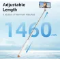 Tech-Protect selfie stick tripod L09S Bluetooth, white