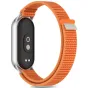 Tech-Protect watch strap Nylon Stripe Xiaomi Smart Band 8/9/10, orange/grey