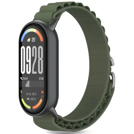 Tech-Protect watch strap Nylon Pro Xiaomi Smart Band 8/9/10, army green