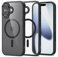 Tech-Protect case Apple iPhone 17 MagMat MagSafe, black/clearTech-Protect case Apple iPhone 17 MagMat MagSafe, black/clear