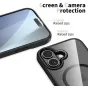 Tech-Protect case Apple iPhone 17 MagMat MagSafe, black/clear