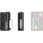 SmallRig 6090 5000mAh battery and charger kit with secure aluminum carabiner, front and back views