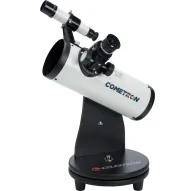 Телескоп Celestron Cometron FirstScope 76мм настольный с белой трубой и черными акцентами, двумя окулярами и прочной черной основой, идеален для начинающих астрономов.Телескоп Celestron Cometron FirstScope 76мм настольный с белой трубой и черными акцентами, двумя окулярами и прочной черной основой, идеален для начинающих астрономов.