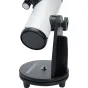 Celestron Cometron FirstScope 76mm tabletop telescope with a black base and finderscope for easy celestial observations.