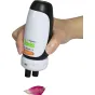Celestron Kids Microscope with phone adapter, featuring 50x magnification and a flower petal specimen for hands-on exploration.