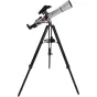 Celestron StarSense Explorer LT70AZ telescope with smartphone dock and altazimuth mount for easy sky navigation and stargazing