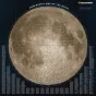 Celestrona divpusi ūdensizturīgā Mēness karte, ko izstrādājis Ralph Aeschliman, ar detalizētiem Mēness krāteriem, jūrām un koordinātu tīklu teleskopu novērošanai