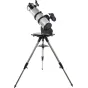 Celestron StarSense Explorer galda Dobsonian teleskops uz regulējama augstuma statīva ar iekšējo aksesuāru plati un pilnībā izstieptām kājām stabilai zvaigžņu novērošanai