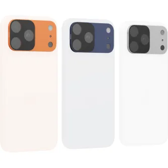 SmallRig kvadrātiskais UV filtru komplekts iPhone 17 Pro kameras modulim, zila versija ar aizsargājošu lēcu