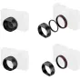SmallRig 5850 UV filtru komplekts ar objektīva aizmugurējo segi FUJIFILM X100VI/X100V - melnā krāsa, komplektā ietilpst adapteru gredzens un optiskais stikla filtrs