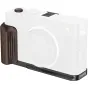 SmallRig L veida montāžplāksne ar koka rokturi FUJIFILM X-E5 - ebonija un melnā, ergonomisks rokturis ar Arca-Swiss ātrās atbrīvošanas plāksni