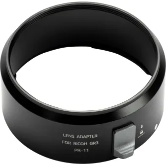 NiSi PR-11 precīzs lēcas adapteris Ricoh GR III kamerām ar 49mm filtru saderību un drošu bloķēšanas mehānismu