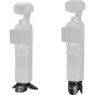 SmallRig 6083 mikro ātrās atbrīvošanas statīvs ar DJI Osmo Pocket 3/4 priekšējo un aizmugurējo skatu, magnētiskās kājas stabilai galda un metāla virsmas filmēšanai