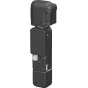 SmallRig silicone handle case for DJI Osmo Pocket 4 featuring a 1/4-20 threaded hole and ergonomic grip design