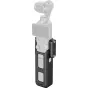 Корпус SmallRig 6006 для DJI Osmo Pocket 4/3 с рельсами NATO и ручкой для батареи, вид спереди и сбоку, демонстрирующий возможности крепления аксессуаров