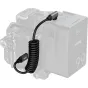 SmallRig USB-C 240W coiled cable with straight and angled connectors for fast charging and data transfer, durable TPU design