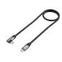 SmallRig 5732 USB-C uz USB-C kabelis 100cm, 40Gbps datu pārvade, 240W ātrā uzlāde, 8K video atbalsts, elastīgs silikona dizains ar leņķainu savienotāju