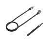 SmallRig USB-C Data Cable 100cm with angled connector, 40Gbps data transfer, 240W charging, and 8K video support, featuring a cable tie for organization.