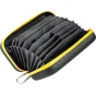 NiSi Filter Pouch Caddy MAX open view with microfiber-lined compartments for organized storage of up to 13 filters, including CPL, ND, and JetMag Pro magnetic filters up to 95MAG