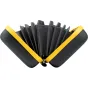 NiSi Filter Pouch Caddy MAX expanded view with microfiber-lined compartments for 95mm filters and JetMag Pro magnetic filters