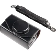 SmallRig melna ādas glabāšanas soma Fujifilm X-E5/X100VI, ar magnētisko aizdari, ātras piekļuves dizainu un paslēptu SD kartīšu nodalījumu.SmallRig melna ādas glabāšanas soma Fujifilm X-E5/X100VI, ar magnētisko aizdari, ātras piekļuves dizainu un paslēptu SD kartīšu nodalījumu.