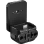 SmallRig 6359 magnetic quick release backplate mount for DJI Osmo Pocket 4 featuring a USB-C port and cold shoe mount, front view