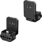 SmallRig 6359 magnetic quick release backplate mount for DJI Osmo Pocket 4 featuring cold shoe and USB-C port, front and rear views