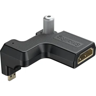 SmallRig 5907 HDMI Type D to Type A adapter for Nikon ZR with secure screw mount and silicone pad for stable connections