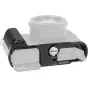 SmallRig 5700 ergonomic L-shaped handle with Arca-Swiss quick release plate for Panasonic LUMIX L10 camera, black, featuring silicone grip and D-ring mount