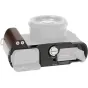 SmallRig 5942 L-formas montāžplāksne ar koka rokturi Panasonic LUMIX L10 kamerai, melnā, ar Arca-Swiss ātras atbrīvošanas plāksni un D-rīku drošai un bezrīku montāžai.