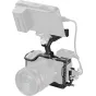 SmallRig HawkLock ātra atbrīvošanas kameras kārtiņa Canon EOS R6 Mark II ar ergonomisku rokturi, kabeļu klipšu un NATO sliežu montēšanas iespējām