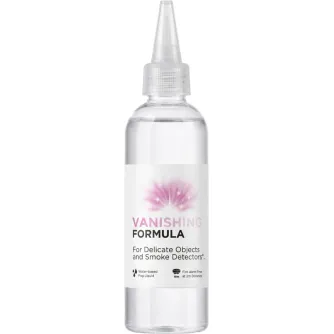 PMI Vanishing Formula spray bottle for residue-free mist effects in photography, safe for delicate objects and smoke detectors
