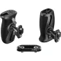 SmallRig 6405 rotating side handle with HawkLock H21 quick release clamp – 360° adjustable handle featuring a textured grip and NATO rail adapter for camera rigs