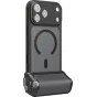 SmallRig FilMov Photography Grip Kit for iPhone 17 Pro with integrated wireless remote and power bank, modular lens mount, and quick-release phone case