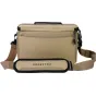 PolarPro RoadRunner 6L Sling Desert tan shoulder bag with adjustable straps and front zippered pocket for camera gear and accessories