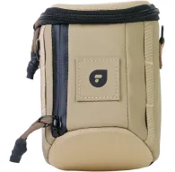 PolarPro RoadRunner 1L tuksnesa krāsas sling baga priekšējais skats ar regulējamu kakla jostu un uzglabāšanas kabatāmPolarPro RoadRunner 1L tuksnesa krāsas sling baga priekšējais skats ar regulējamu kakla jostu un uzglabāšanas kabatām