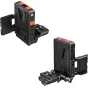 SmallRig 5899 Intelligent V-Mount battery adapter plate with Arca-Swiss compatibility – front and rear view showcasing dual-mode power management, multi-port inputs, and hot-swap capability.