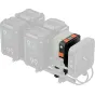 SmallRig 5653 intelligent V-Mount battery adapter plate with dual-mode power management, featuring hot-swap capability and digital battery status display for professional video equipment