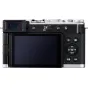 Компактная фотокамера Panasonic Lumix L10 Silver с задним видом, поворотным сенсорным экраном и интуитивно понятными регулировочными колесами для быстрой настройки