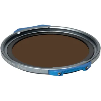 NiSi JetMag Pro 49 FSND8 (0.9) 3-Stop Neutral Density Filter with magnetic attachment, ultra-slim frame, and blue handle for quick lens changes