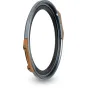 NiSi JetMag Pro 49 Black Mist 1/4 filter with a magnetic attachment handle, featuring a slim frame design and size markings for portrait photography.