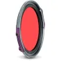 NiSi JetMag Pro 49 Red Filter with magnetic mount for enhanced contrast in landscape and black and white photography