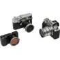 Fujifilm camera with high-quality lens showcasing optical clarity and professional photography gear