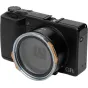 NiSi JetMag Pro 49 red filter attached to a camera lens with a magnetic mounting system, enhancing contrast in landscape photography
