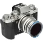 Fujifilm X-T4 camera with attached lens showcasing premium build quality and professional controls for photography enthusiasts