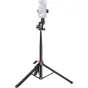 Ulanzi MT-78 black tripod with smartphone adapter and 360° pan, 180° tilt ball head for stable mobile photography and vlogging