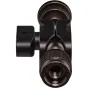 RODE Universal Ball Mount with dual-axis metal ball joint, top-down view showing 360° articulation and secure locking knobs for microphones and cameras