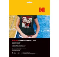 Kodak T-Shirt Transfers Dark A4 5 sheetsKodak T-Shirt Transfers Dark A4 5 sheets