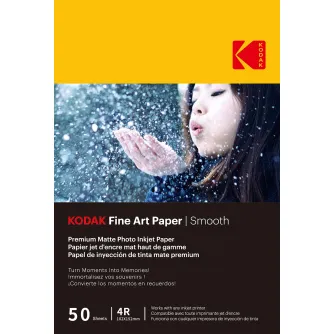 Kodak photo paper 10x15 Fine Art Smooth 230g 50 sheets