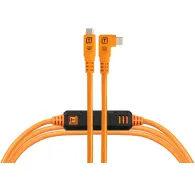 Tether Tools cable USB-C - USB-C TetherPro Optima 10G Right Angle 3m, orange (CUC10RTG2B-ORG)Tether Tools cable USB-C - USB-C TetherPro Optima 10G Right Angle 3m, orange (CUC10RTG2B-ORG)